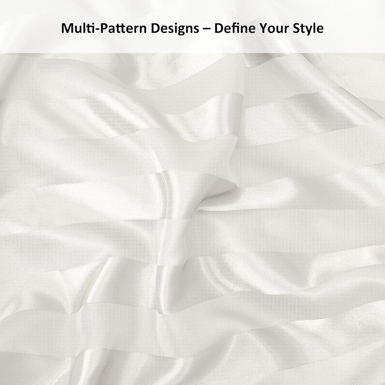image:image3Piece Bedding Bundle 1 Twin Fitted Sheet amp 2 Queen Pillowcases White Stripes Soft amp WrinkleResistant