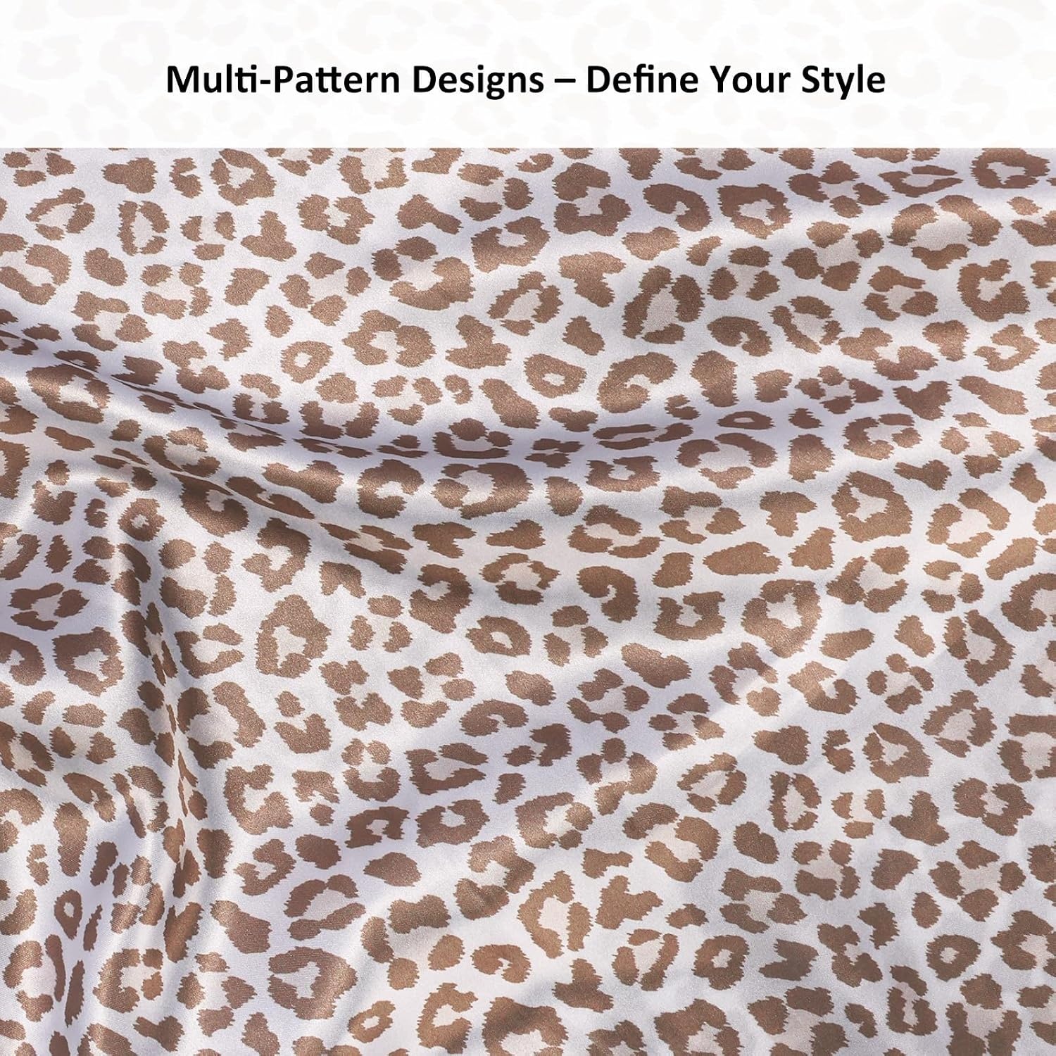 image:imageFitted Sheet Bundle with 2 Pillowcases Queen Size 3 Items Cream Leopard Perfect for Seasonal Bedding Switch