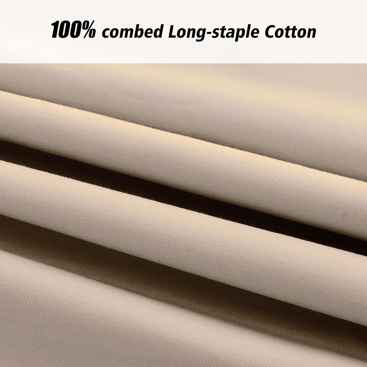 image:imageLirex 2 Pack Pillow Cases100 Cotton Breathable Pillowcases20X 36 King StandardSky BlueLight Coffee