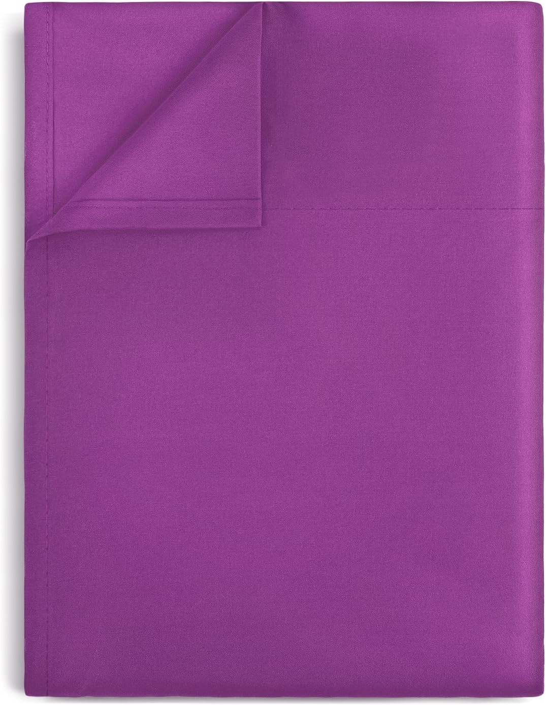 image:imageLirex Beige Flat Sheet TwinUltra Soft amp Breathable Brushed 1800 Microfiber Hotel Quality Flat Sheet Sold Separately Top Sheet for Bed Beige TwinPurple
