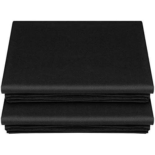 image:imageLirex 2Pack Twin Size Flat Sheet Set UltraSoft Brushed 1800 Microfiber Breathable amp WrinkleFree Machine Washable Navy BlueBlack