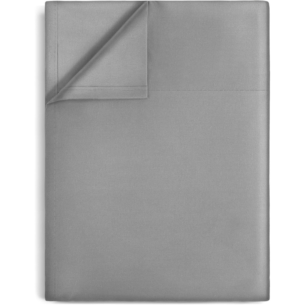 image:imageLirex Beige Flat Sheet TwinUltra Soft amp Breathable Brushed 1800 Microfiber Hotel Quality Flat Sheet Sold Separately Top Sheet for Bed Beige TwinGrey