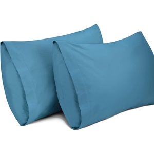 image:imageLirex 2 Pack Pillow Cases100 Cotton Breathable Pillowcases20X 36 King StandardSky BlueBlue