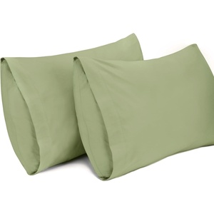 image:imageLirex 2 Pack Pillow Cases100 Cotton Breathable Pillowcases20X 36 King StandardSky BlueGreen