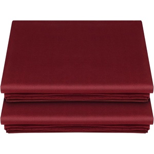 image:imageLirex 2Pack Twin Size Flat Sheet Set UltraSoft Brushed 1800 Microfiber Breathable amp WrinkleFree Machine Washable Navy BlueBurgundy