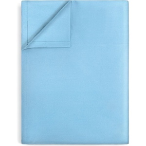 image:imageLirex Beige Flat Sheet TwinUltra Soft amp Breathable Brushed 1800 Microfiber Hotel Quality Flat Sheet Sold Separately Top Sheet for Bed Beige TwinDusty Blue
