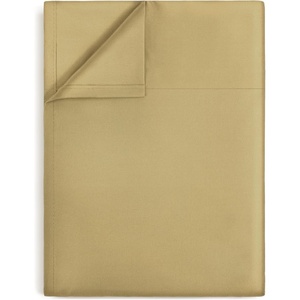 image:imageLirex Beige Flat Sheet TwinUltra Soft amp Breathable Brushed 1800 Microfiber Hotel Quality Flat Sheet Sold Separately Top Sheet for Bed Beige TwinKhaki