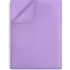 image:imageLirex Beige Flat Sheet TwinUltra Soft amp Breathable Brushed 1800 Microfiber Hotel Quality Flat Sheet Sold Separately Top Sheet for Bed Beige TwinLight Purple