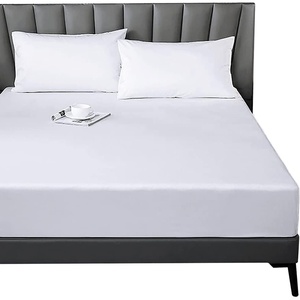 image:imageLirex Fitted Twin Sheet Cotton 300 Thread Count Soft Breathable 810 Deep Pocket Sheet for Hotel HomeDark BlueWhite