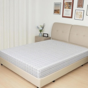 image:imageLirex Satin Fitted Sheet Silky amp Soft Polyester Satin Weave Bed Sheets 14 Deep Pocket with Elastic Corner Straps Twin XL Cream LeopardFloral Stripe