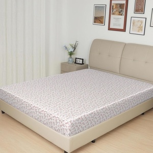 image:imageLirex Satin Fitted Sheet Silky amp Soft Polyester Satin Weave Bed Sheets 14 Deep Pocket with Elastic Corner Straps Twin XL Cream LeopardPink Rose Floral