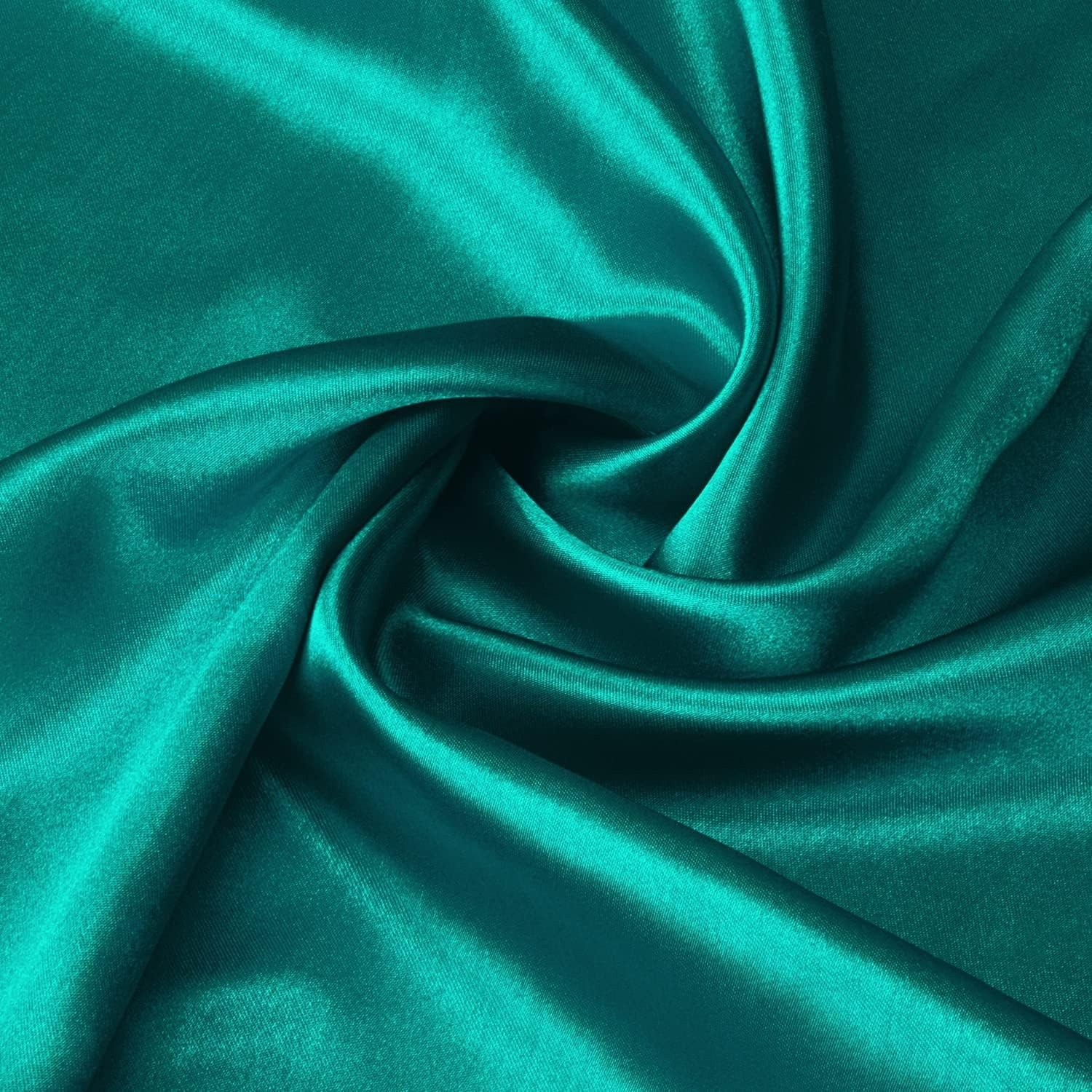 image:imageLirex Satin Pillowcase for Hair and Skin Super Soft and Cooling Similar to Silk 2 Pack Standard Size 20X 26 Pillow Cases with Envelope Closure Gifts for Women Men BlackAquamarine