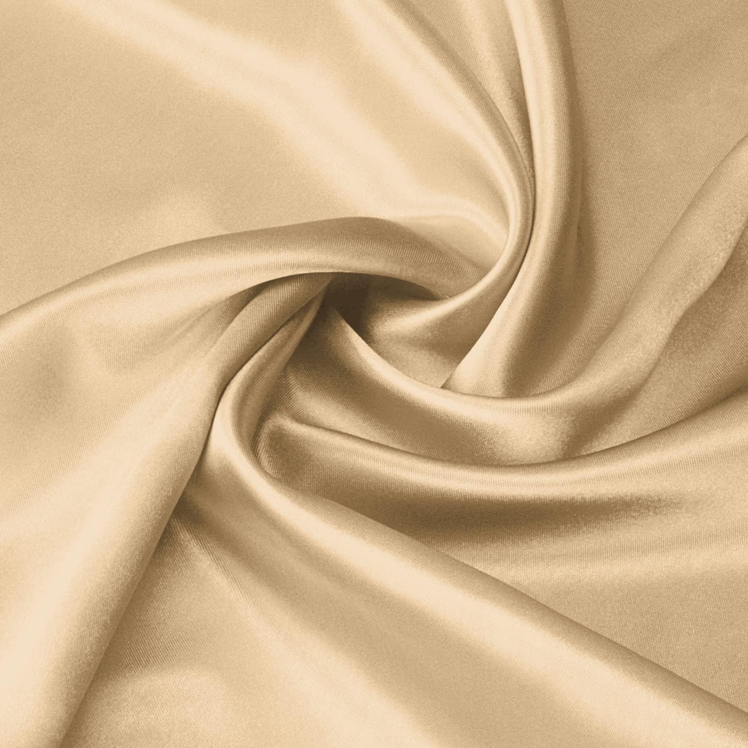 image:imageLirex Satin Pillowcase for Hair and Skin Super Soft and Cooling Similar to Silk 2 Pack Standard Size 20X 26 Pillow Cases with Envelope Closure Gifts for Women Men BlackChampagne