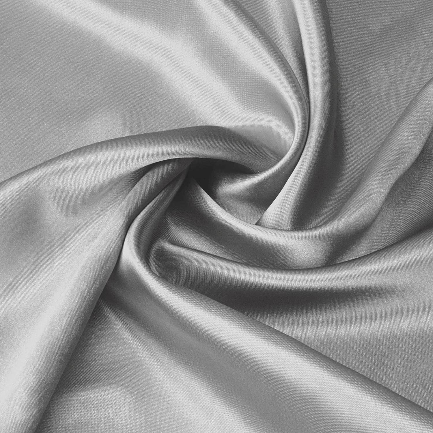 image:imageLirex Satin Pillowcase for Hair and Skin Super Soft and Cooling Similar to Silk 2 Pack Standard Size 20X 26 Pillow Cases with Envelope Closure Gifts for Women Men BlackDark Gray
