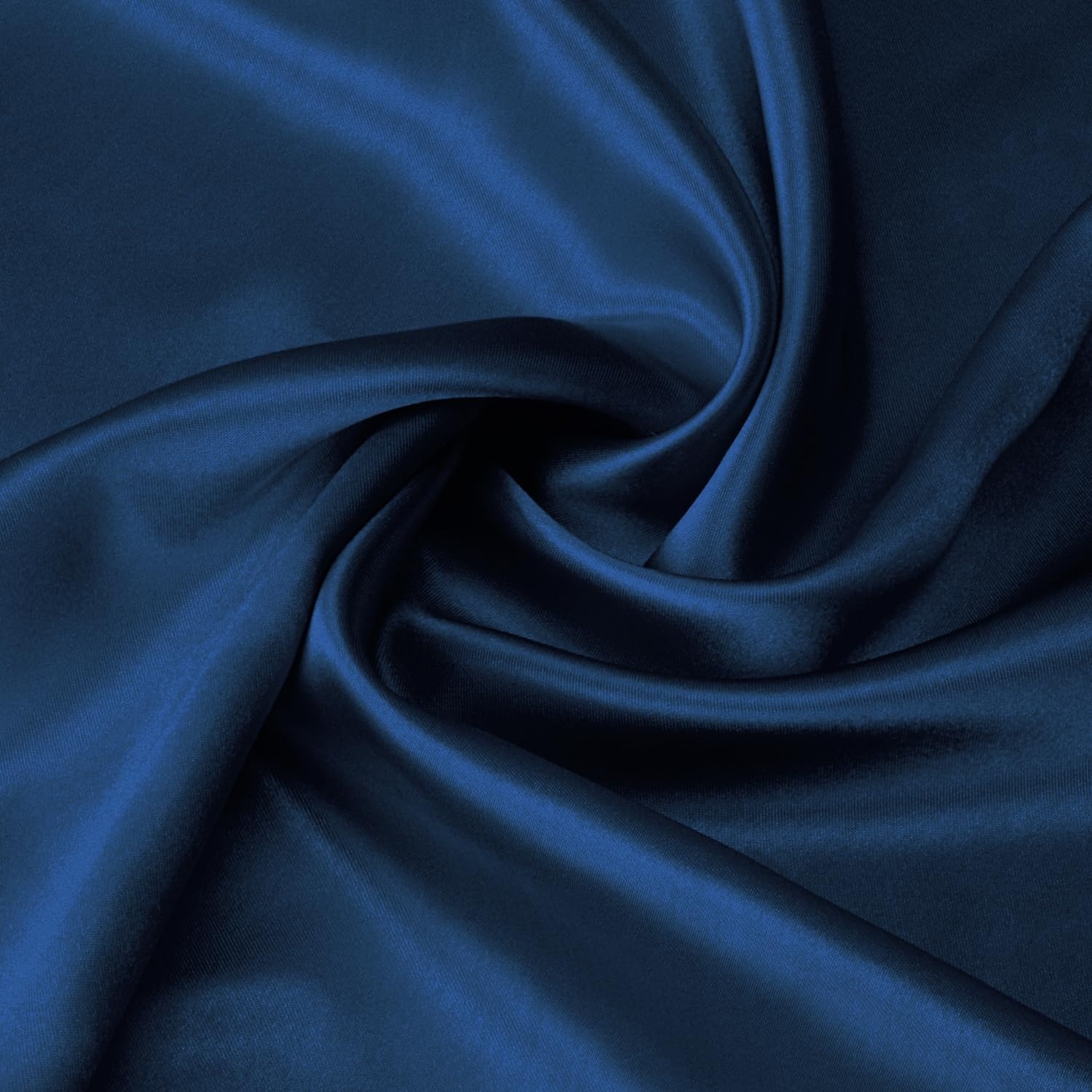 image:imageLirex Satin Pillowcase for Hair and Skin Super Soft and Cooling Similar to Silk 2 Pack Standard Size 20X 26 Pillow Cases with Envelope Closure Gifts for Women Men BlackNavy Blue
