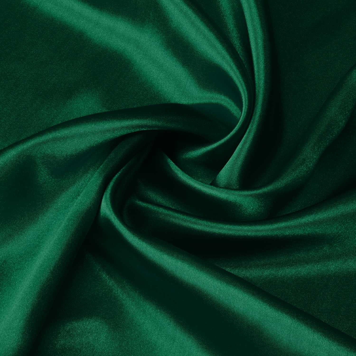 image:imageLirex Satin Pillowcase for Hair and Skin Super Soft and Cooling Similar to Silk 2 Pack Standard Size 20X 26 Pillow Cases with Envelope Closure Gifts for Women Men BlackGreen